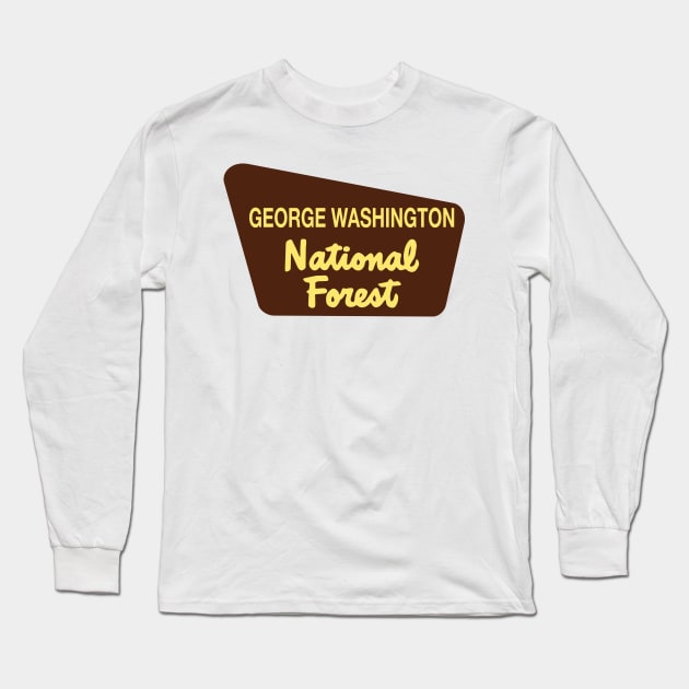 George Washington National Forest Long Sleeve T-Shirt by nylebuss